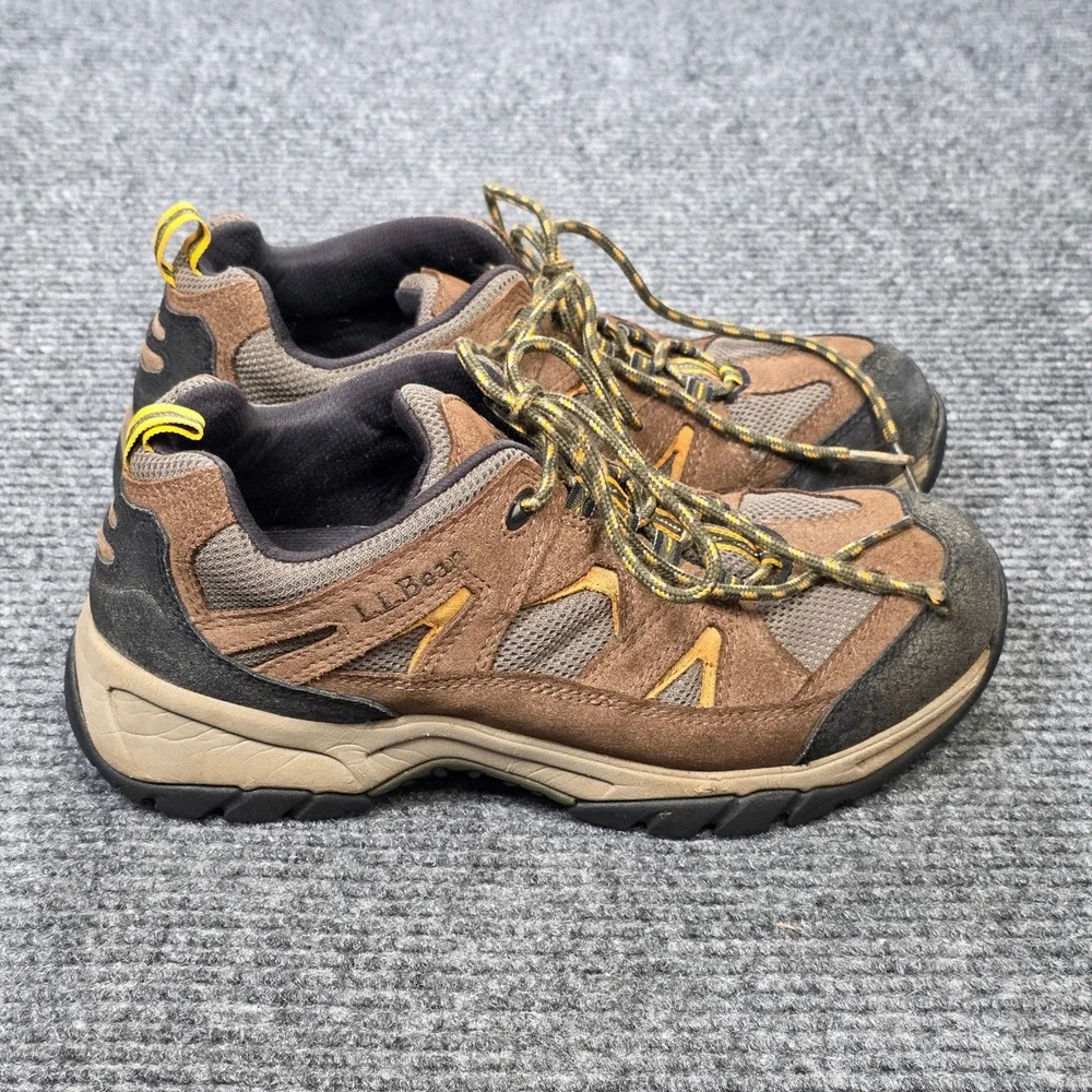 L.L. Bean Trail Dri-Lex Hiking Shoes Men's Size 10 Medium Brown Suede Mesh Low